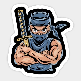 Ninja warrior Sticker